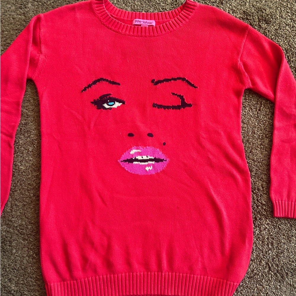 Pink Betsy Johnson Sweater - Shugs